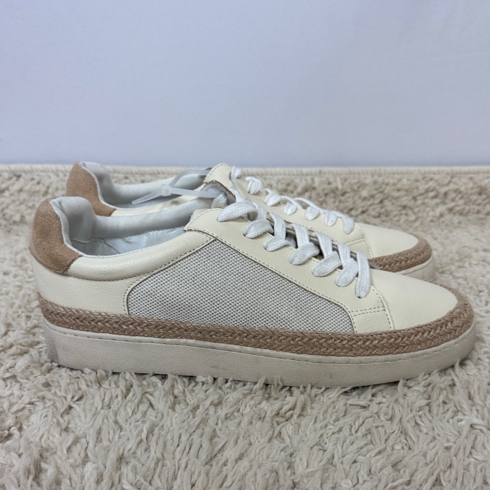 Nordstrom Rack‎ Sneakers Shoes Cream Size 8.5 NWOT